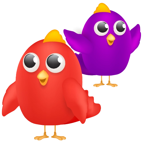 Ecolandia bird mascot